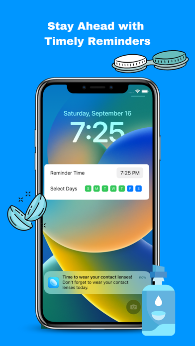 Contact Lens Tracker Pro & Eye Screenshot