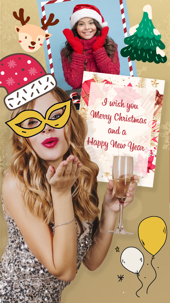 xmas frames – photo editor