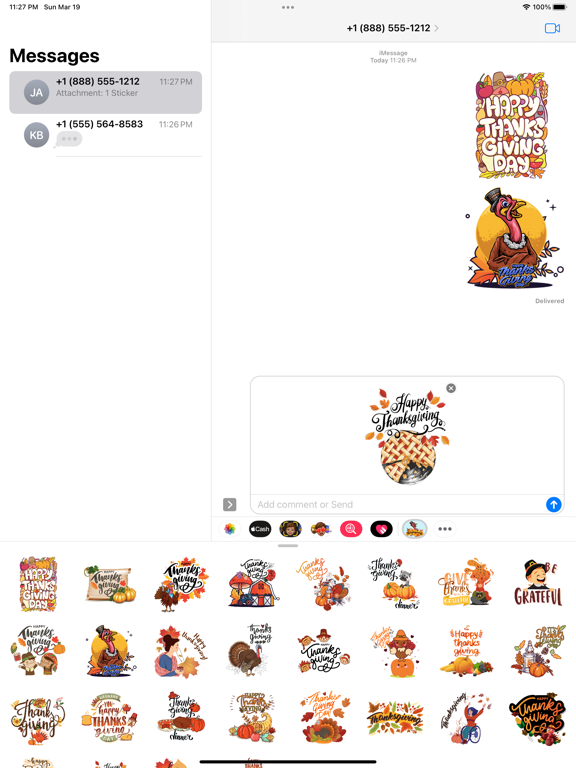 Screenshot #5 pour ThanksGiving Story Stickers