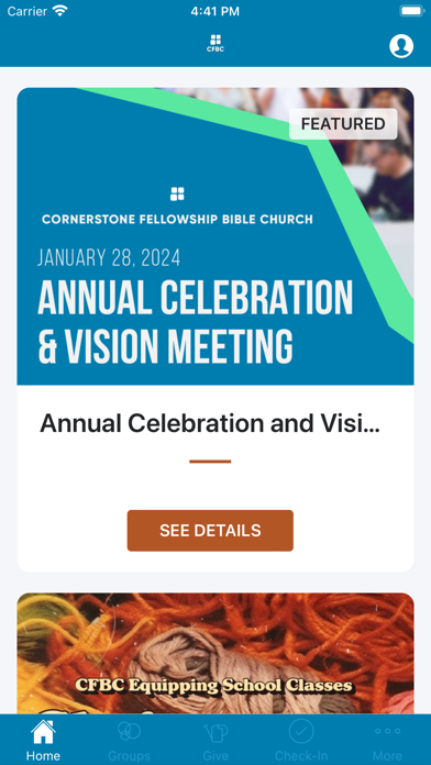 Screenshot 1 of CFBC Riverside App