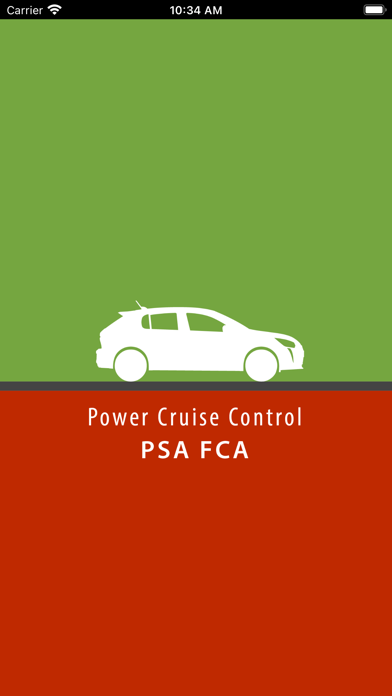 PSA FCA - Power Cruise Control Screenshot