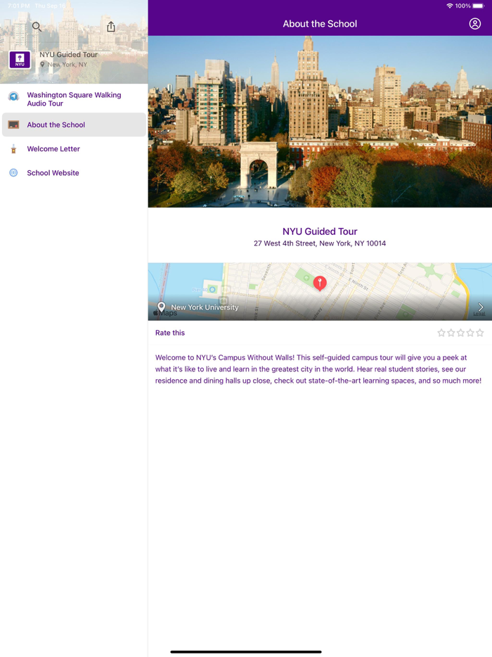 NYU Guided Tour
