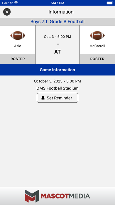 Decatur Eagles Athletics Screenshot
