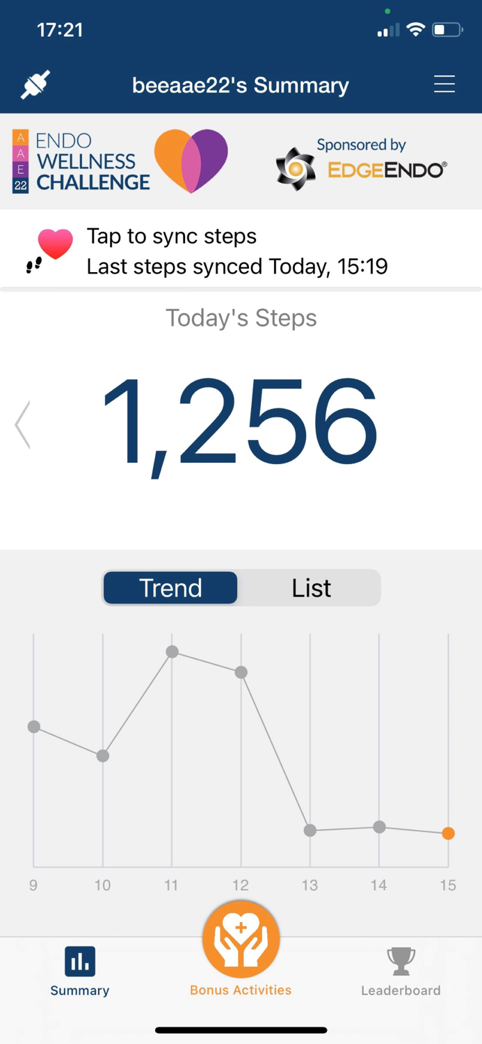 AAE22 Endo Wellness Challenge