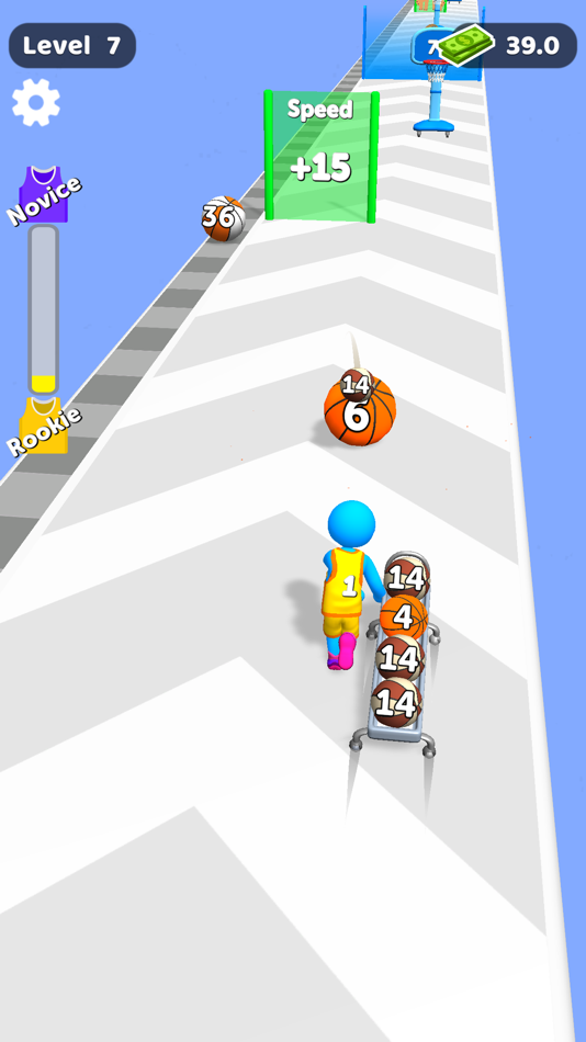 #6. Shoot Balls Run (iOS) 由: Rollic Games