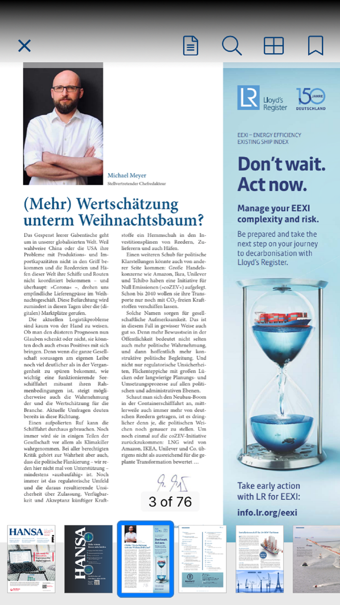 HANSA – Int. Maritime Journal