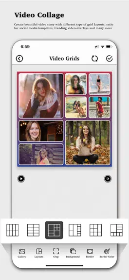 Game screenshot Video Collage Maker With Song apk