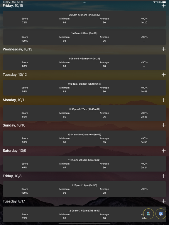 Screenshot #4 pour Health Diary - Pulse/SpO2 Log