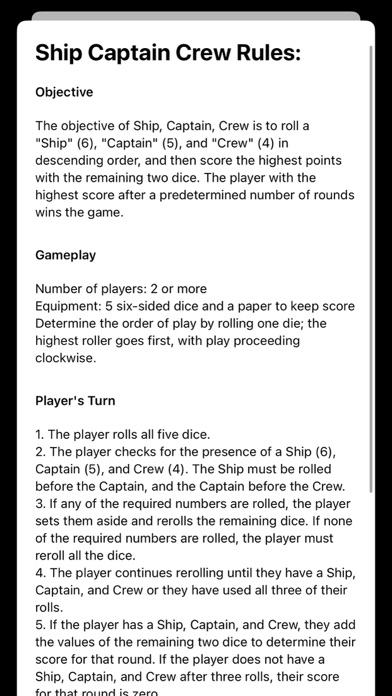 Simulation Dice Screenshot