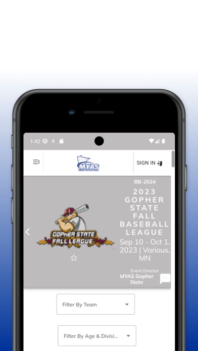 MN Youth Athletic Services Screenshot
