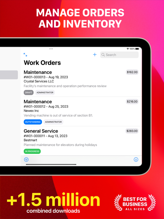 Work Orders For Business