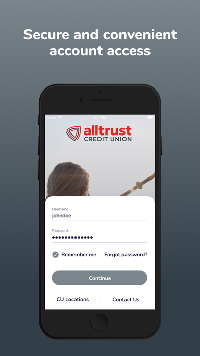 Alltrust Credit Union Mobile Screenshot