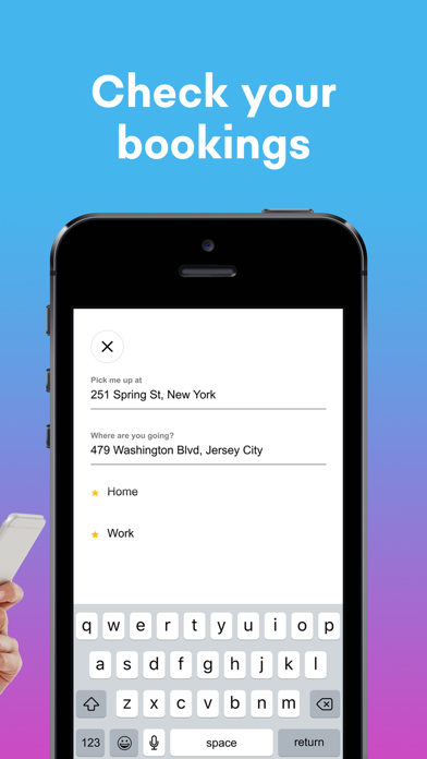 Rydei Taxi: Jersey, Hoboken Screenshot