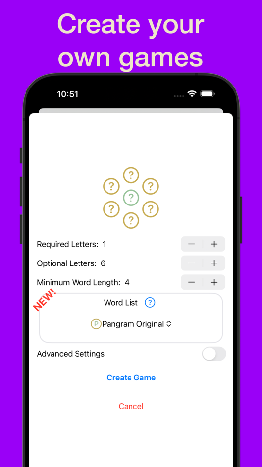 #4. Pangram (iOS) 由: Russell Neufeld
