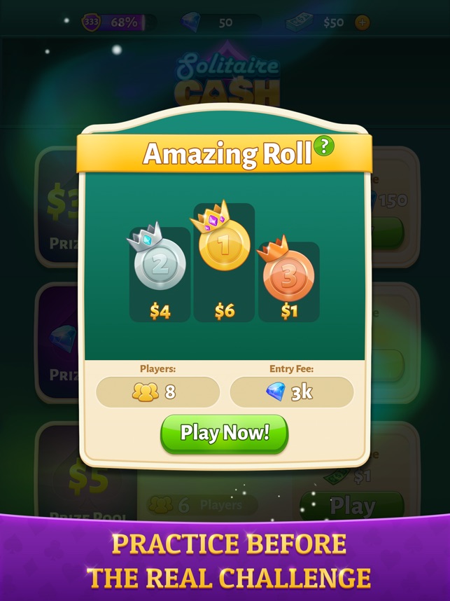 Solitaire cash sale