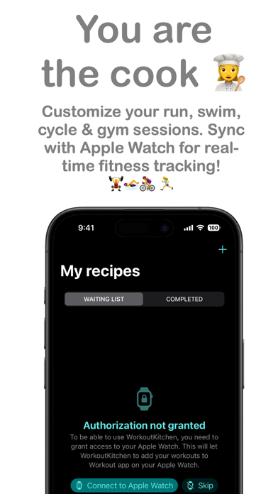 WorkoutKitchen Screenshot