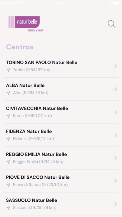 Natur Belle IT Screenshot