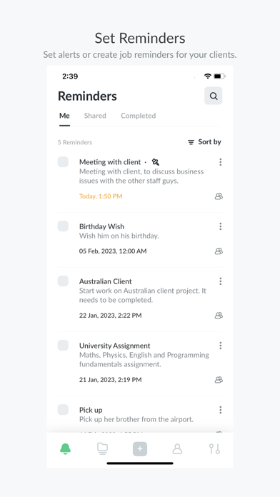 Ziyara: Contact Management Screenshot