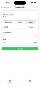 Savings Calculator: Plan, Goal screenshot #1 for iPhone