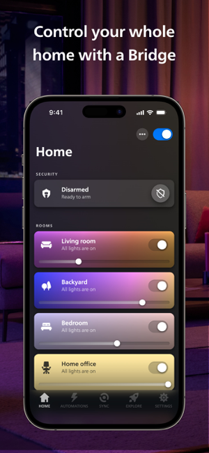 ‎Philips Hue Screenshot