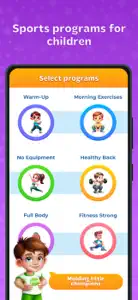 Fitness and sport for kids screenshot #2 for iPhone