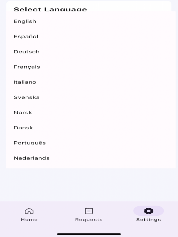 App screenshot