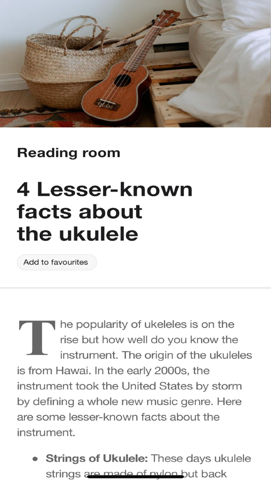 #4. Ukulele Lessons & Tuner App (iOS) 由: Riafy Technologies Pvt. Ltd.