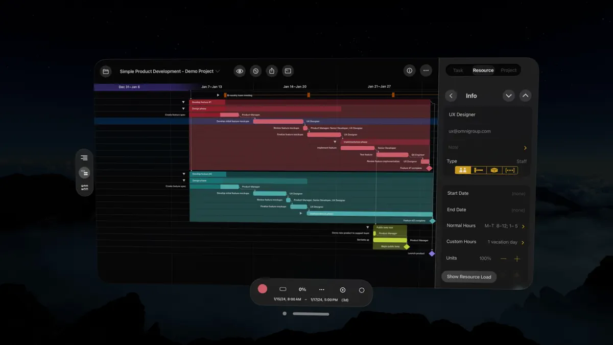 OmniPlan 4 screenshot 4