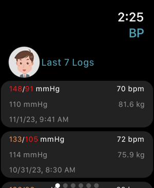 ‎Blood Pressure Companion Screenshot