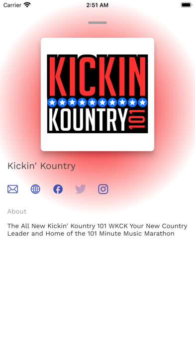 Kickin' Kountry 101 - WKCK Screenshot