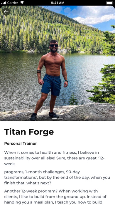 TITAN FORGE iPhone screenshot 7 - Health & Fitness app