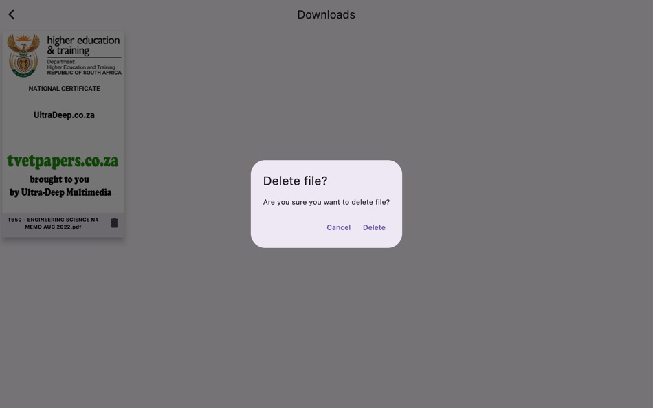 #5. MyNATED - TVET Exam Papers (macOS) 게시자: Selborn Arnold Zandamela