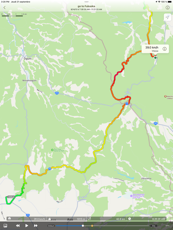 Screenshot #4 pour Ryotei - GPS Tracker