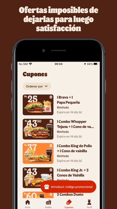 Burger King® Bolivia Screenshot