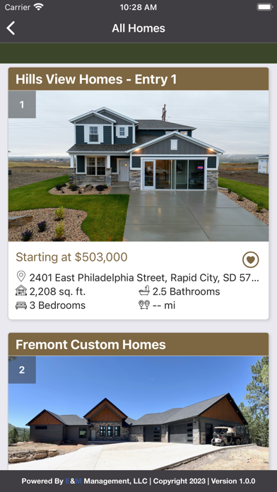 Black Hills Parade of Homes Screenshot