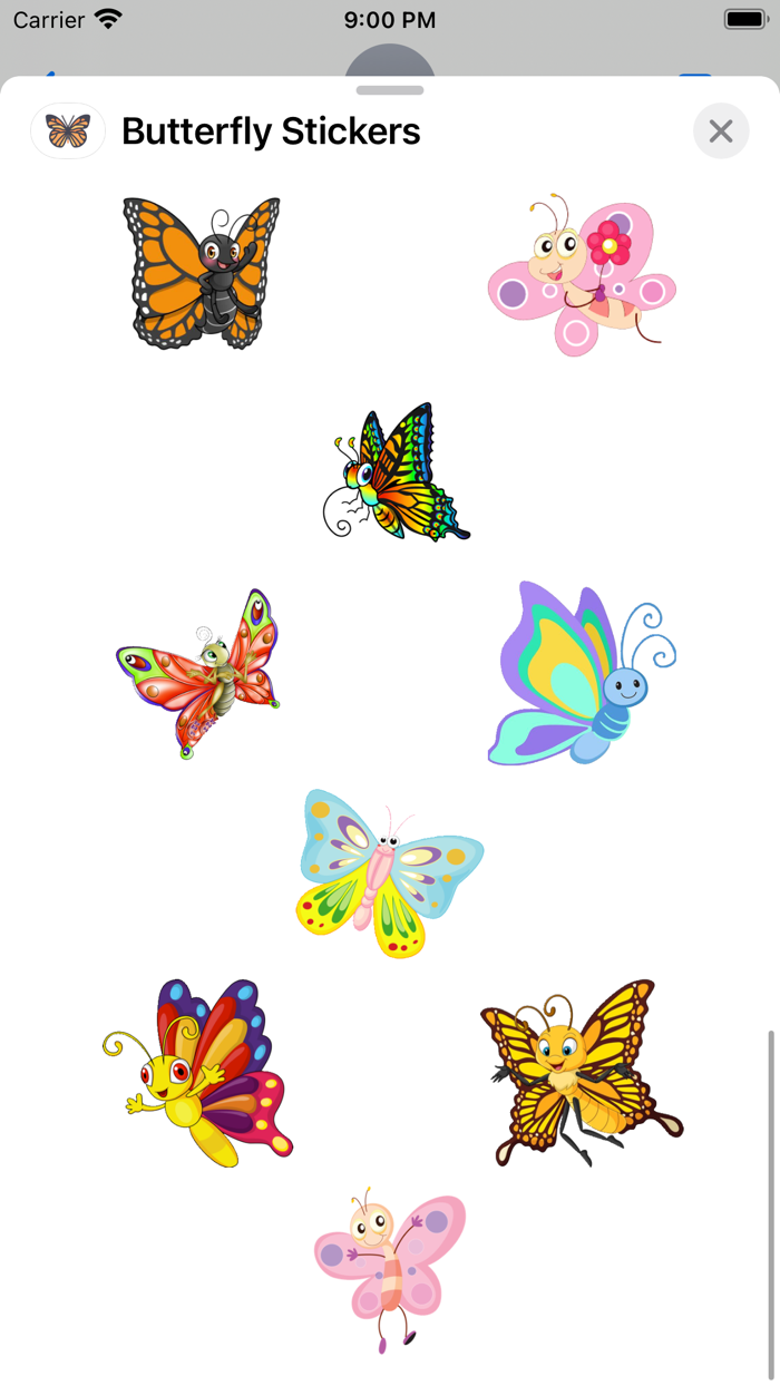 Butterfly Stickers