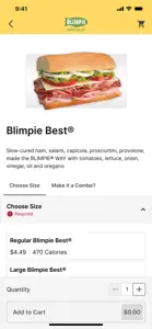 Blimpie screenshot #5 for iPhone