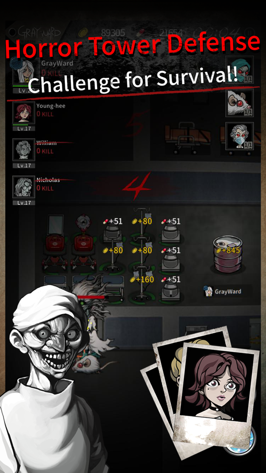Gray Ward: Horror Defense Game - 0.10.2 - (iOS)