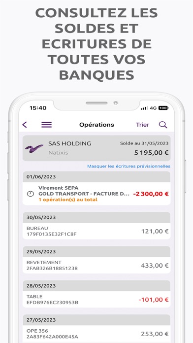 Suite Mobile Natixis CIB Screenshot