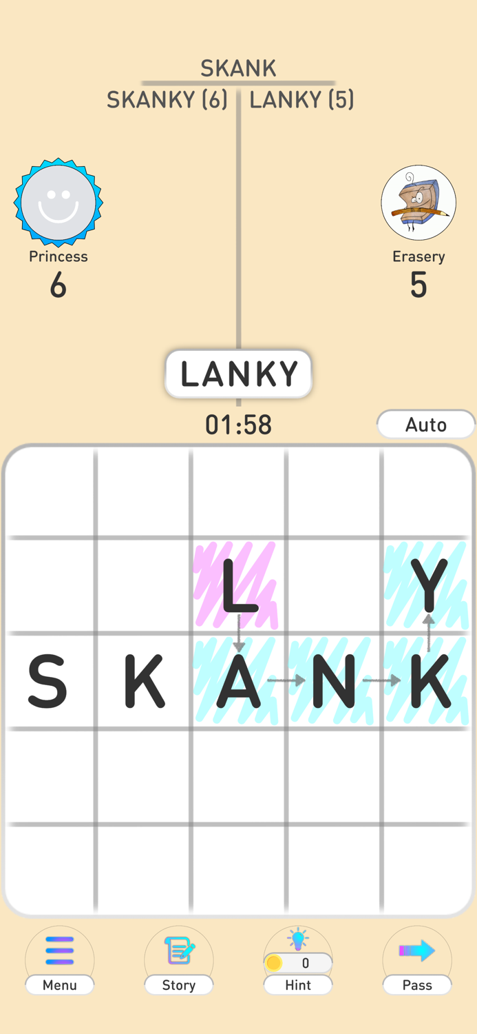 Balda® - word game online