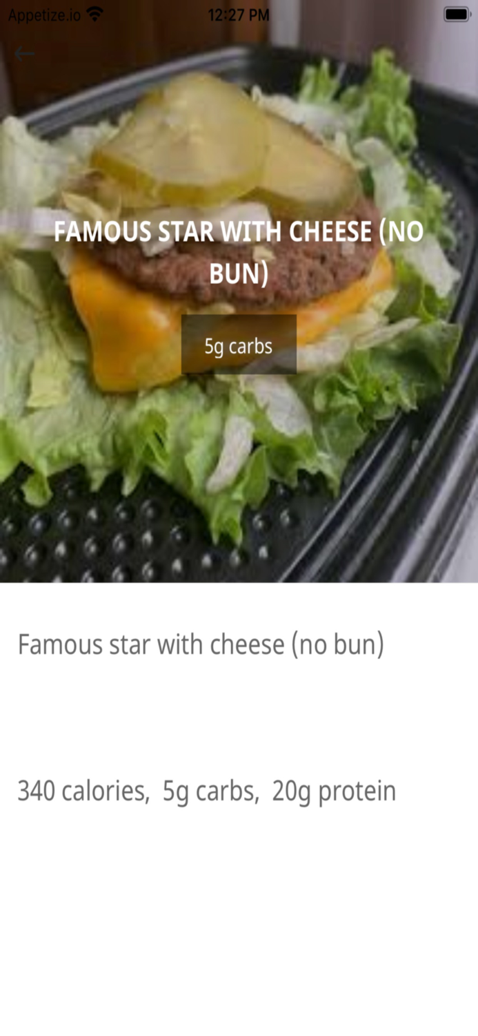 Keto Restaurant Buddy