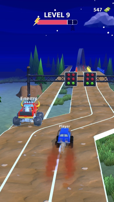 Monster Truck race battle Screenshot