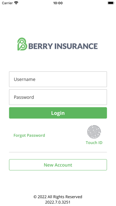Berry Insurance Online Screenshot