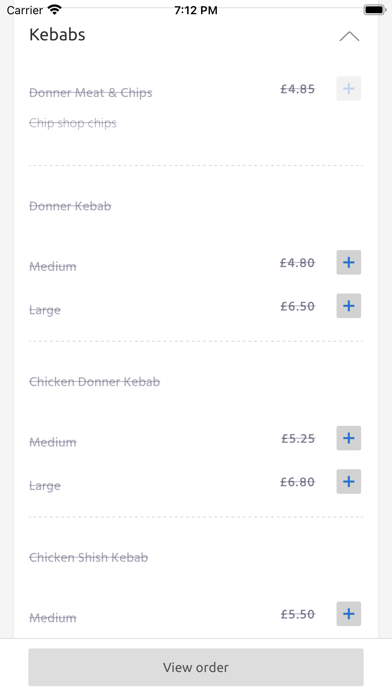 Simons Fish & Chips, Screenshot