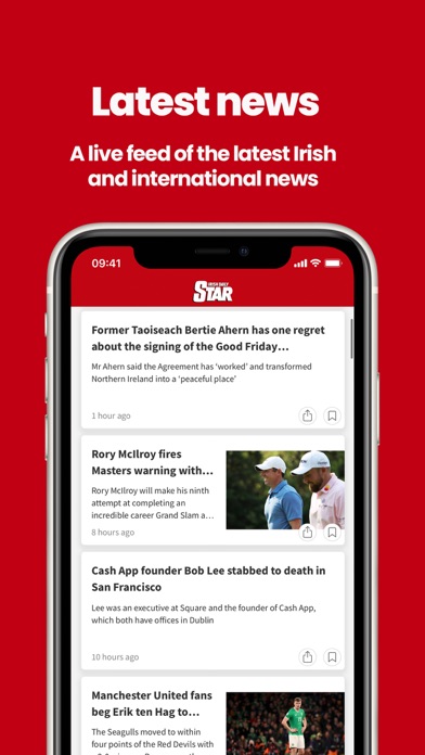 Irish Daily Star Newspaper Screenshot