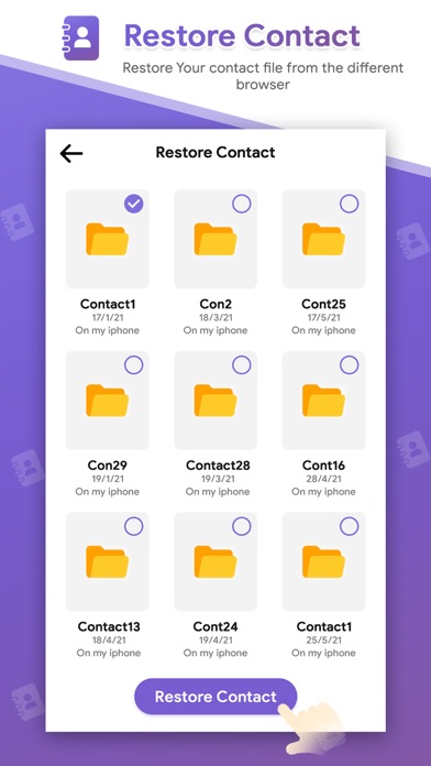 Duplicate Contacts Remover · Screenshot
