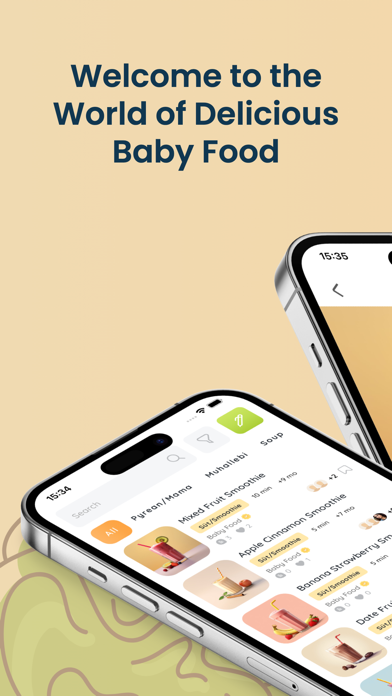 Baby Foods and Recipes Screenshot