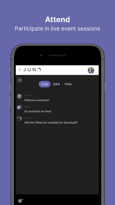 JUNO Live Screenshot