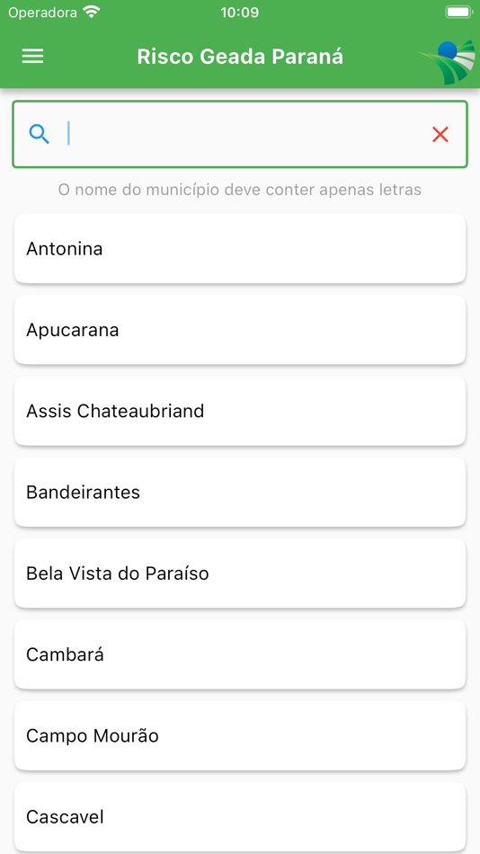 #2. Geada Paraná (iOS) 由: Instituto de Desenvolvimento Rural do Parana - IAPAR-EMATER