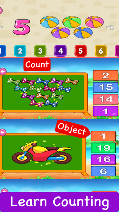 Learn Number Writing Counting Screenshot